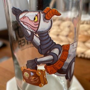 Vintage Disney Epcot Juice Glass. Figment.